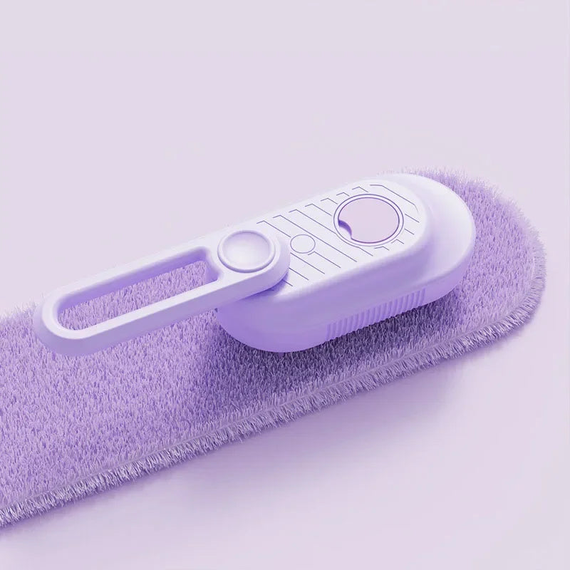 Steamed dog brush with essential oil Electric Spray Cat Hair Brush 3 in1 Dog Steamer Brush for Massage Pet Grooming Removing