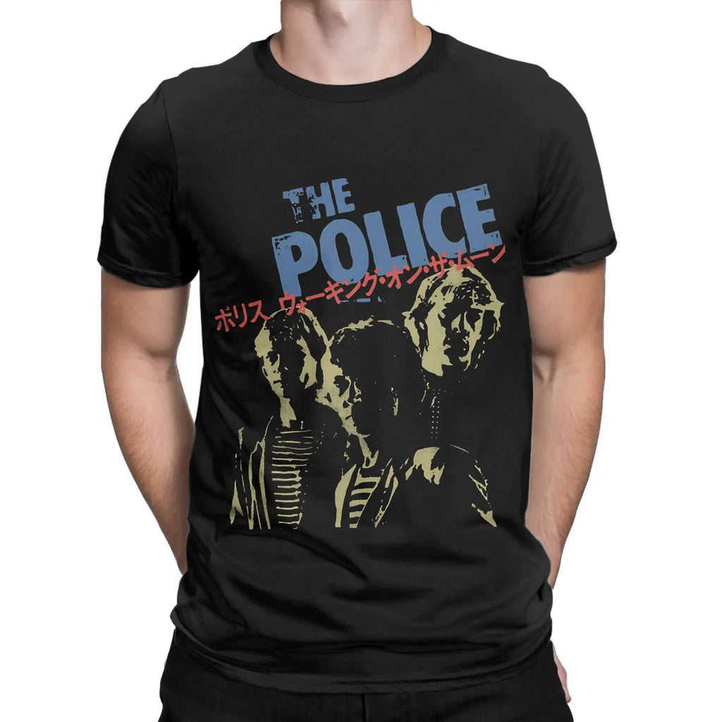 The Police rock band Tee Shirt for Men Women Graphic T Shirts  Cotton Clothing