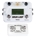 VIVLEX Guitar Pedals Beat Loop Drum Beat Looper Foot Switch Dual Machine 40 Types Drums Rhythm 50mins Looping Time One-Man Band