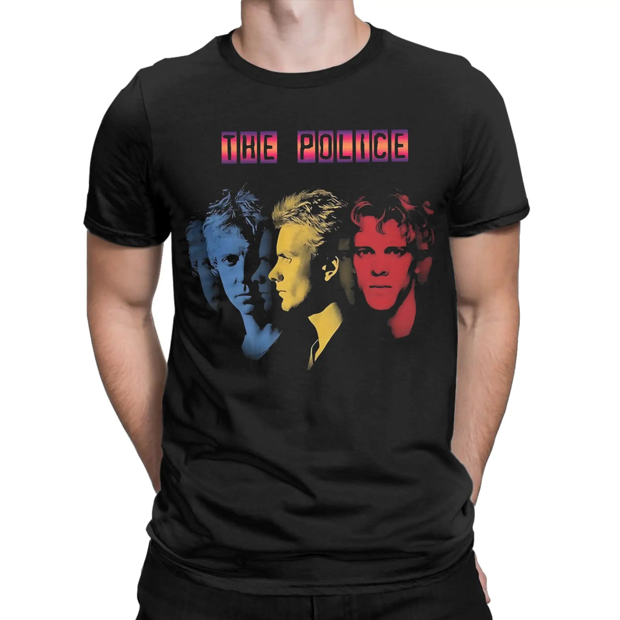 The Police rock band Tee Shirt for Men Women Graphic T Shirts  Cotton Clothing