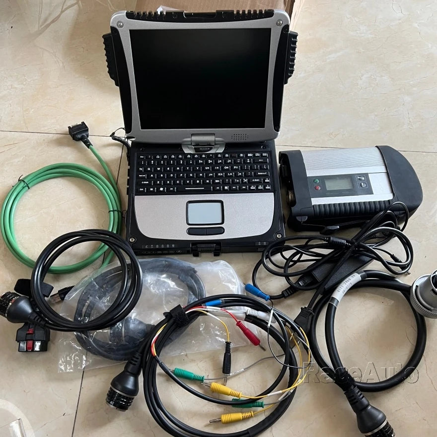 Mb Star c4 Sd Connect Compact DOIP Professional DIAGNOSIS Full Software Ssd 512gb Laptop Cf19 I5 TOUCH 2 Years Warranty