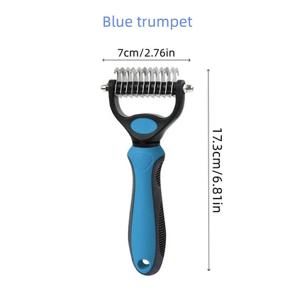 A Pet Double-sided Knot Comb Dog Comb Dog Comb Cat Beauty Hair Removal Cat Comb Pet Supplies