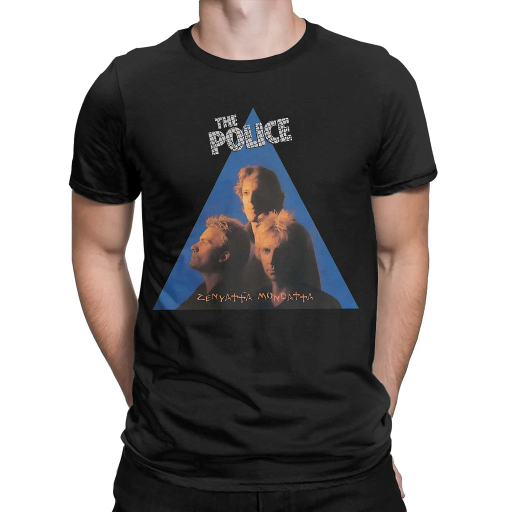 The Police rock band Tee Shirt for Men Women Graphic T Shirts  Cotton Clothing