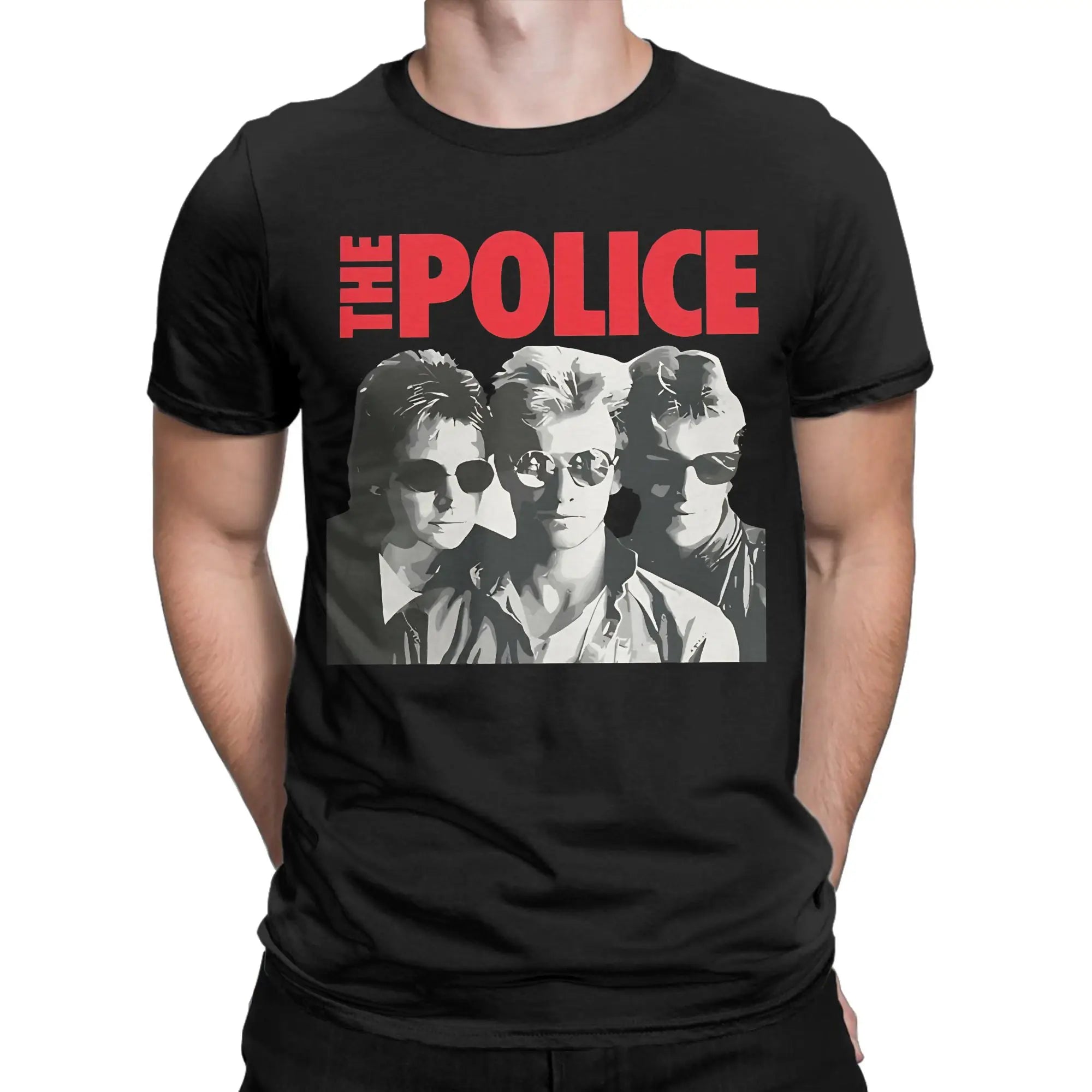 The Police rock band Tee Shirt for Men Women Graphic T Shirts  Cotton Clothing