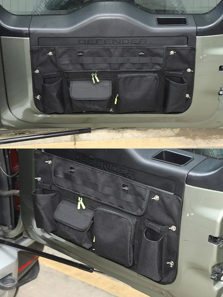 For Land Rover Defender 90 110 2020-2025 Car Tailgate Luggage Storage Bag Tool Storage Bag Car Accessories