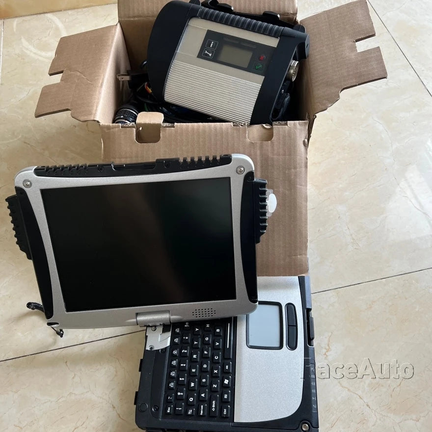 Mb Star c4 Sd Connect Compact DOIP Professional DIAGNOSIS Full Software Ssd 512gb Laptop Cf19 I5 TOUCH 2 Years Warranty